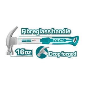 16 OZ FIBREGLASS HANDLE CLAW HAMMER
