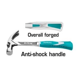 20 OZ CLAW HAMMER OVERALL FORGED ANTI-SHOCK HANDLE
