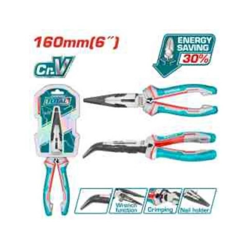6’’ HIGH LEVERAGE BENT NOSE PLIERS
