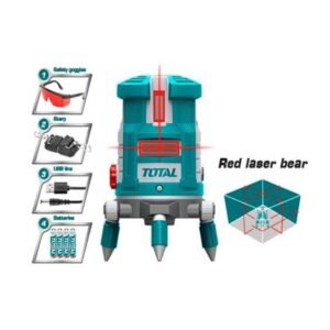 SELF-LEVELING LINE LASER (RED LASER BEAMS)