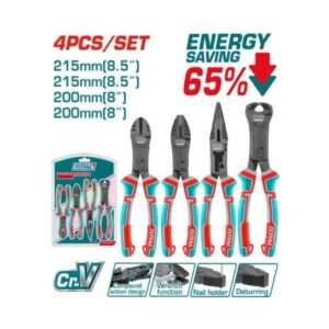 4PCS COMPOUND ACTION PLIERS SET