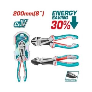 8’’ HIGH LEVERAGE HEAVY-DUTY DIAGONAL CUTTING PLIERS