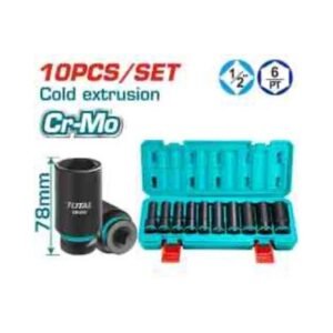 10PC ½’’ IMPACT DEEP SOCKET SET