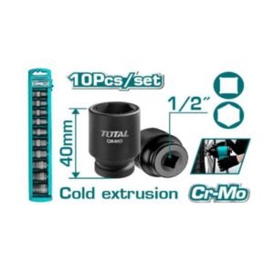 10PC ½’’ IMPACT SOCKET SET
