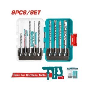9PCS SDS PLUS HAMMER DRILL BIT SET