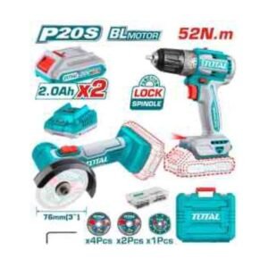 2PCS COMBO ANGLE GRINDER & DRILL