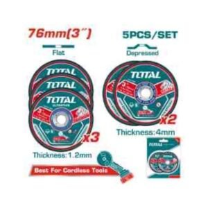 5PCS ABRASIVE METAL CUTTING & GRINDING DISC SET