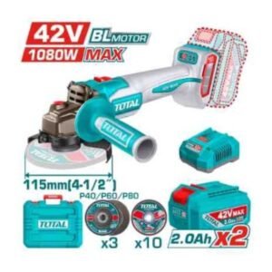 42V Cordless Angle Grinder 1080